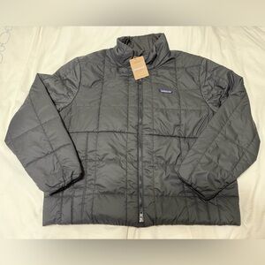 New Patagonia Light Gust Insulated Jacket Black Women's Large L $239 MSRP